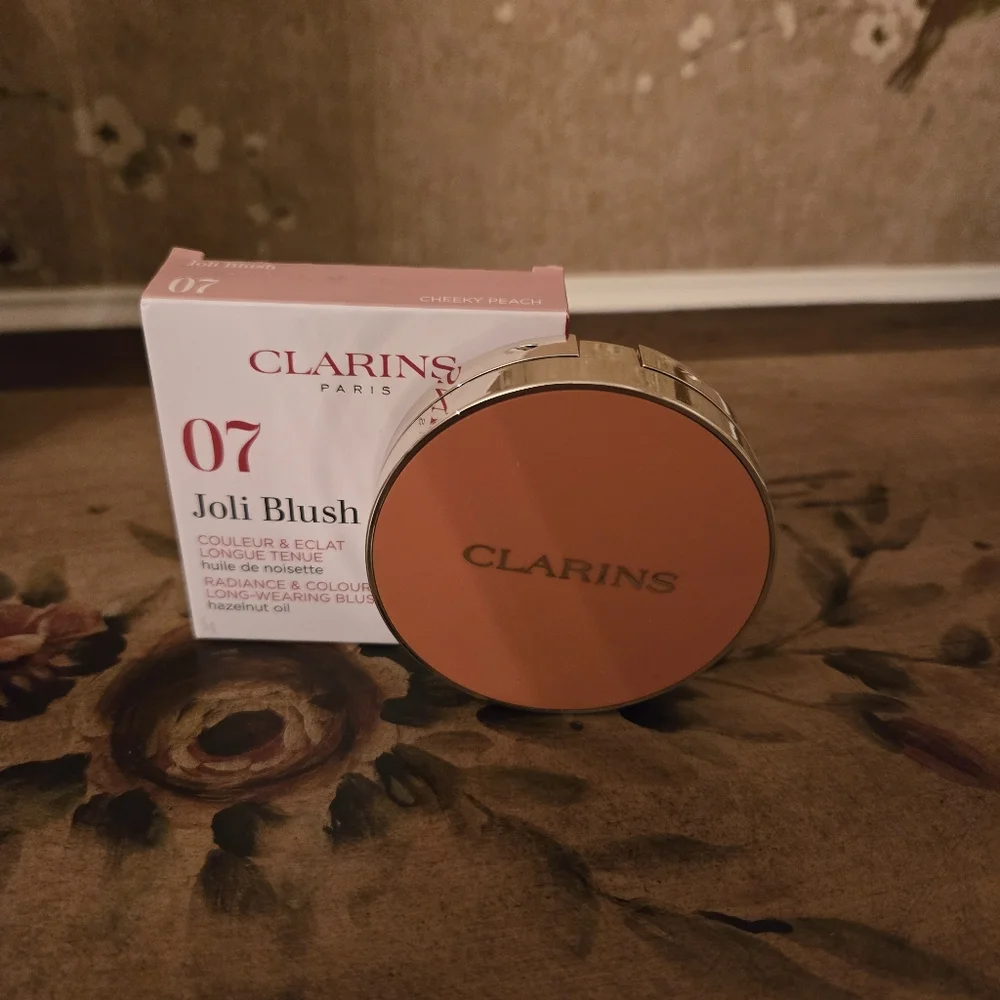 NWT Clarins Joli Blush 07 Cheeky Peach Powder Face Makeup